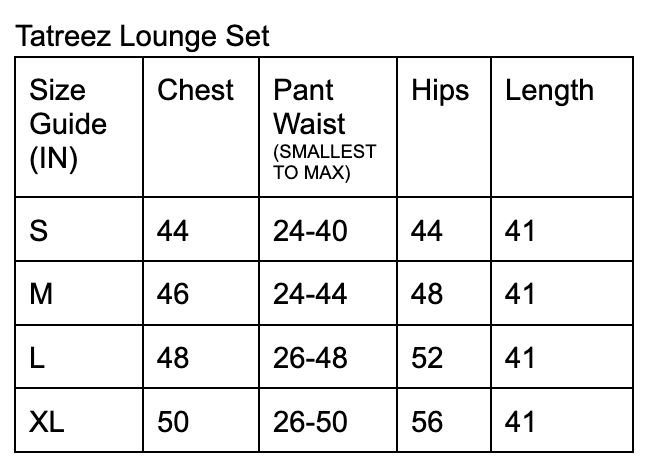 Tatreez Lounge Set